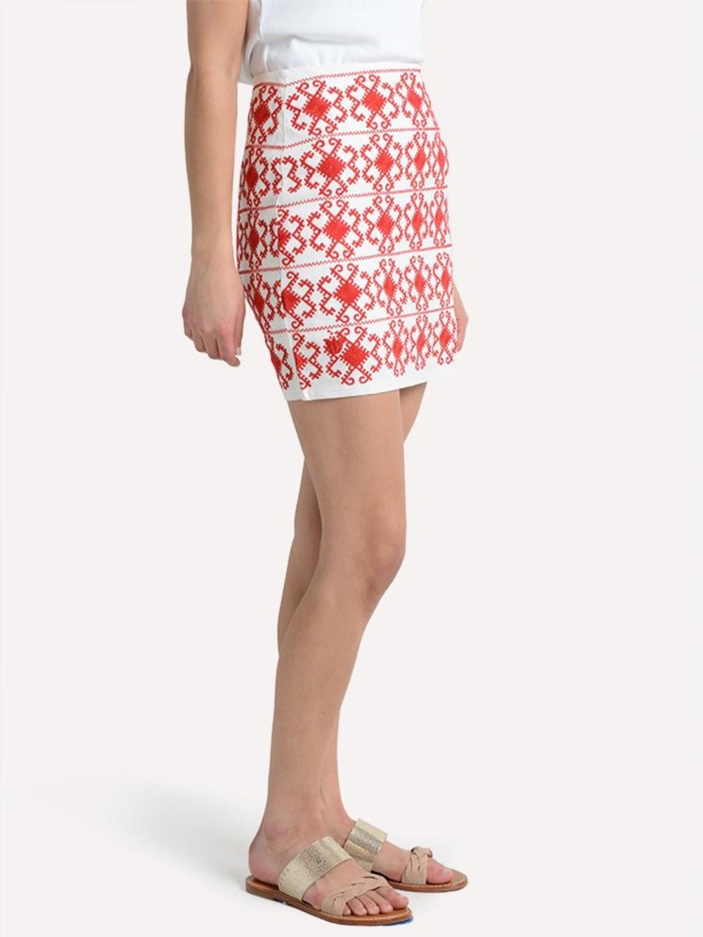J. MARIE Embroidered Baylee Skirt Women’s Medium